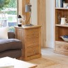Mobel Oak Three Drawer Lamp Table