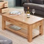 Mobel Oak Four Drawer Coffee Table