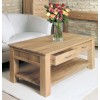 Mobel Oak Four Drawer Coffee Table Mobel Oak Four Drawer Coffee Table