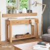 Mobel Oak Console Table