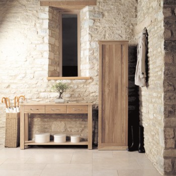 Mobel Oak Console Table