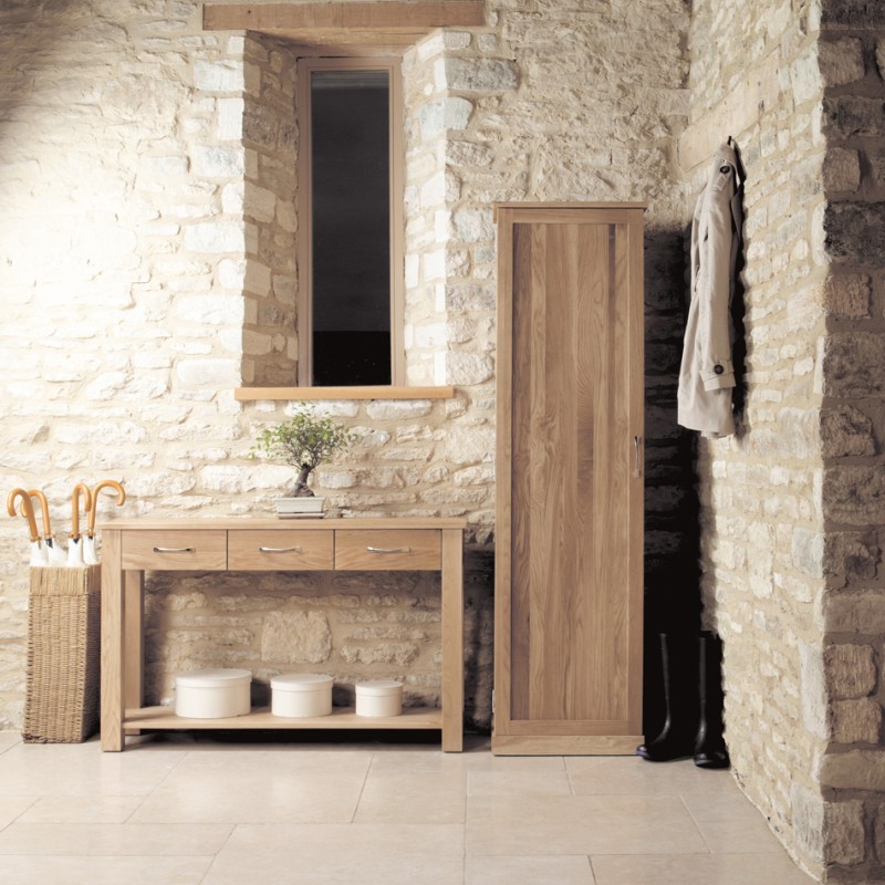 Mobel Oak Console Table