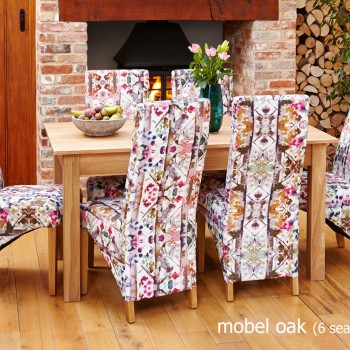 Mobel Oak 150cm Dining Table (4/6 Seater)