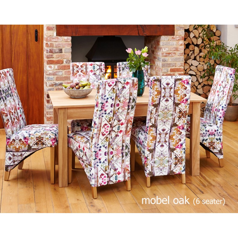 Mobel Oak 150cm Dining Table (4/6 Seater)