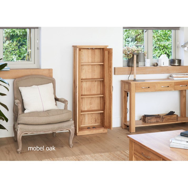 Mobel Oak DVD Storage Cupboard Mobel Oak DVD Storage Cupboard