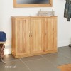 Mobel Oak Extra Large Shoe Cupboard