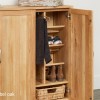 Mobel Oak Extra Large Shoe Cupboard
