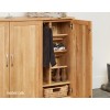 Mobel Oak Extra Large Shoe Cupboard Mobel Oak Extra Large Shoe Cupboard