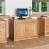Mobel Oak Hidden Home Office