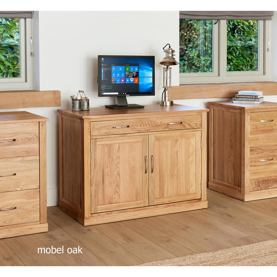 Mobel Oak Hidden Home Office
