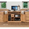 Mobel Oak Hidden Home Office