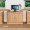Mobel Oak Hidden Home Office