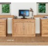 Mobel Oak Hidden Home Office