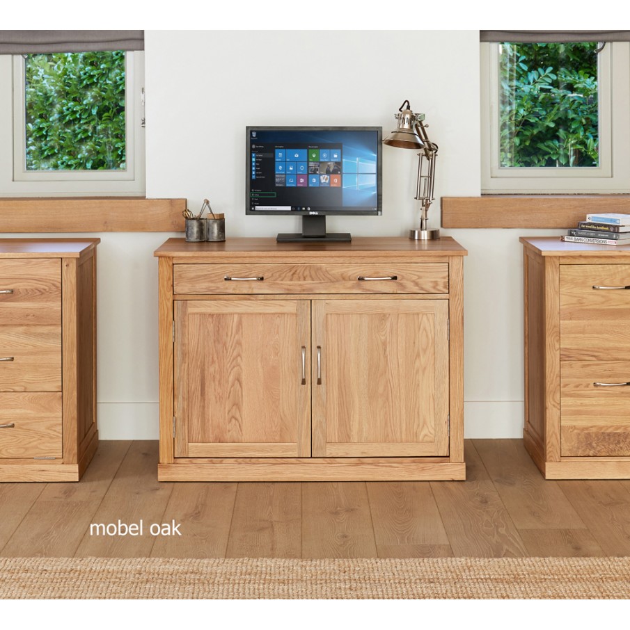 Mobel Oak Hidden Home Office