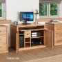 Mobel Oak Hidden Home Office