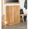 Mobel Oak Large Shoe Cupboard