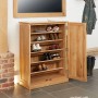 Mobel Oak Large Shoe Cupboard