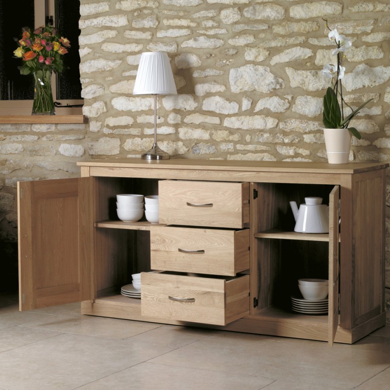 Mobel Oak Large Sideboard