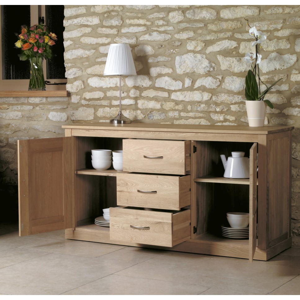 Mobel Oak Large Sideboard