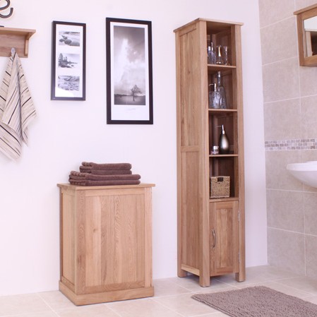 Mobel Oak Laundry Bin