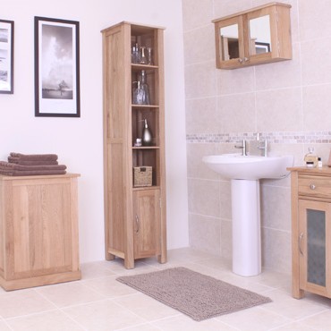Mobel Oak Laundry Bin