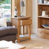 Mobel Oak One Drawer Lamp Table