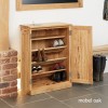 Mobel Oak Shoe Cupboard