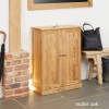 Mobel Oak Shoe Cupboard