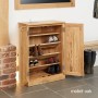 Mobel Oak Shoe Cupboard