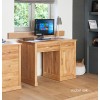 Mobel Oak Single Pedestal Computer Desk