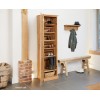 Mobel Oak Tall Shoe Cupboard