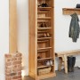 Mobel Oak Tall Shoe Cupboard