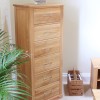 Mobel Oak Tallboy (6 Drawer)