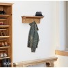 Mobel Oak Wall Mounted Coat Rack Mobel Oak Wall Mounted Coat Rack
