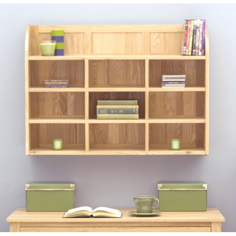Mobel Oak Reversible Wall Rack
