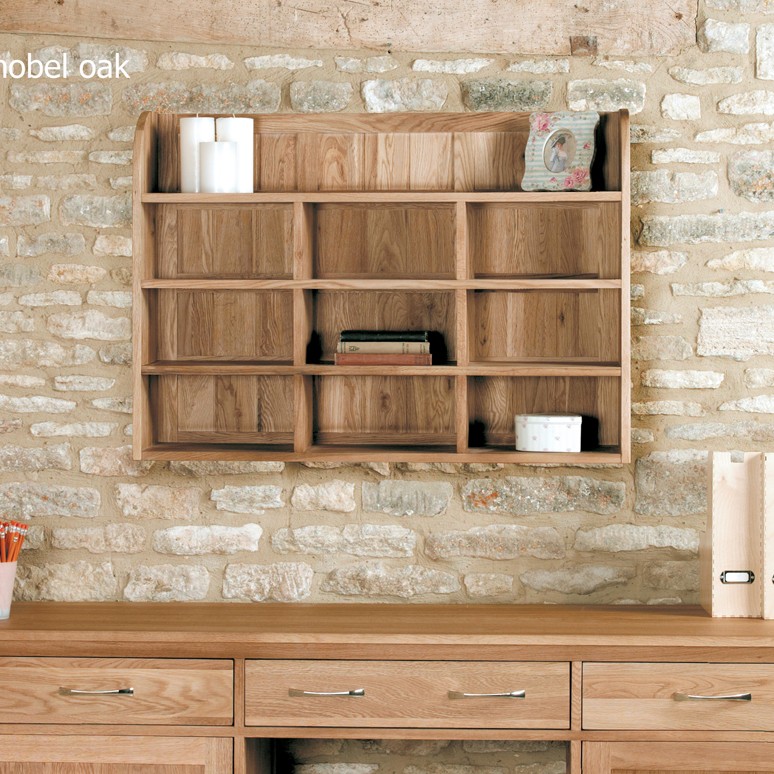 Mobel Oak Reversible Wall Rack