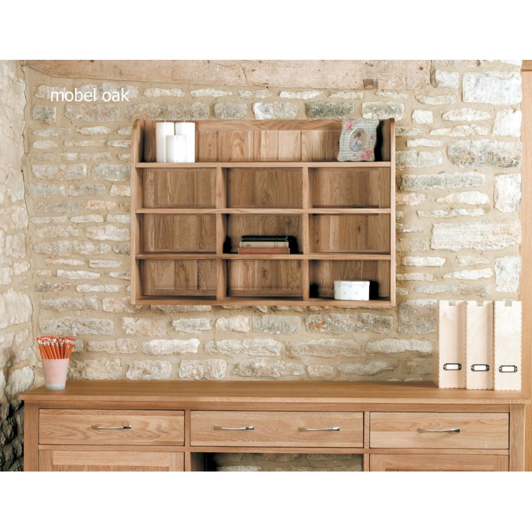 Mobel Oak Reversible Wall Rack