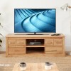 Mobel Oak Widescreen Television Cabinet
