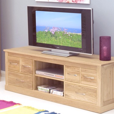 Mobel Oak Widescreen Television Cabinet