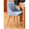 Mobel Oak Grey Upholstered Dining Chair Mobel Oak Grey Upholstered Dining Chair