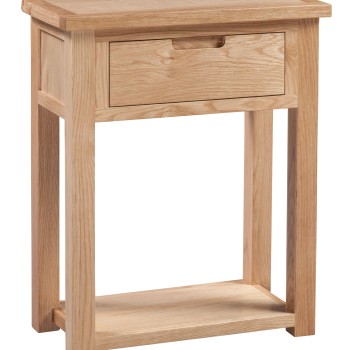 Moderna Oak 1 Drawer Small Hall Console Table