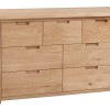 Moderna Oak 7 Drawer Chest