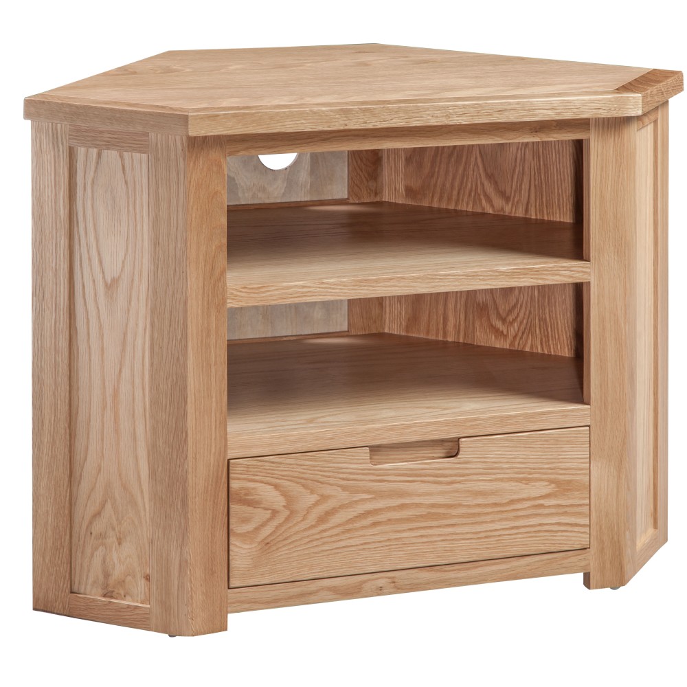 Moderna Oak Corner TV Cabinet