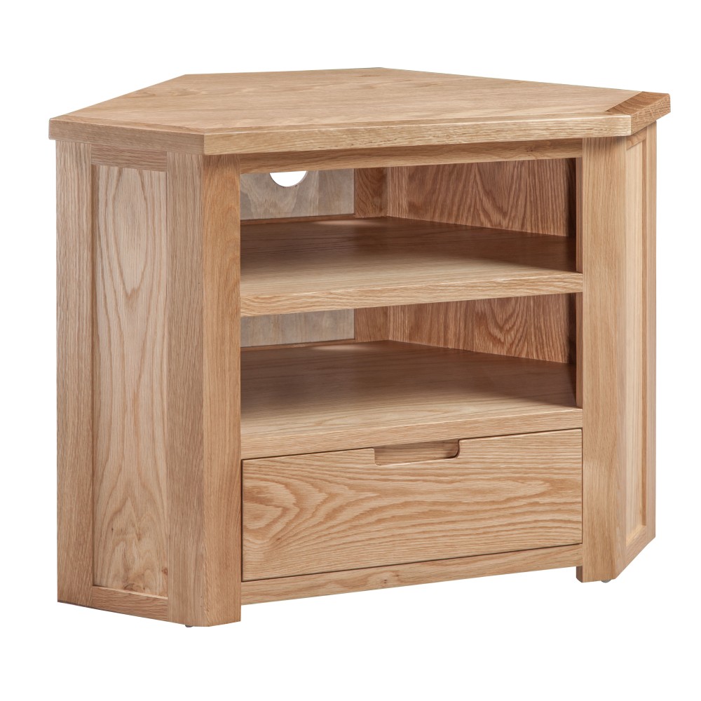 Moderna Oak Corner TV Cabinet Moderna Oak Corner TV Cabinet