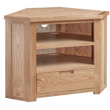 Moderna Oak Corner TV Cabinet
