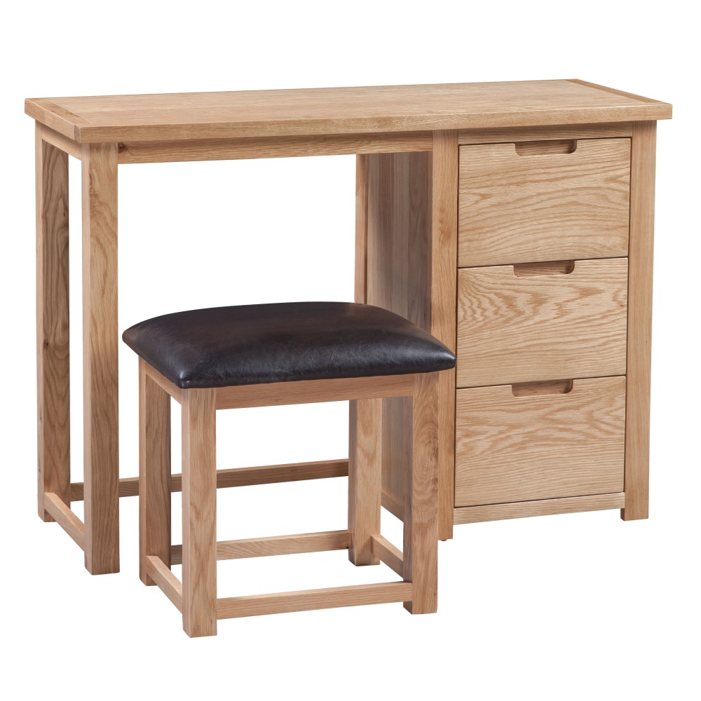 Moderna Oak Dressing Table and Stool