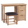 Moderna Oak Dressing Table and Stool
