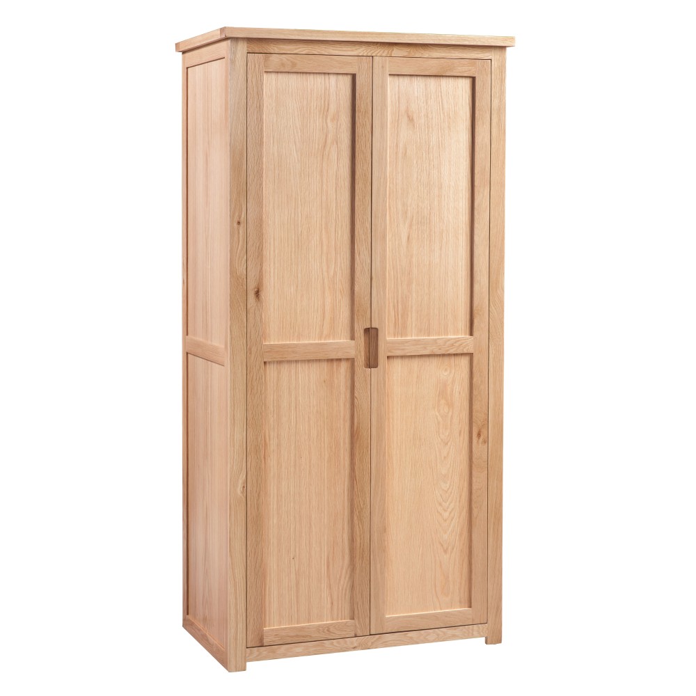 Moderna Oak Ladies Double Wardrobe