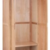 Moderna Oak Ladies Double Wardrobe