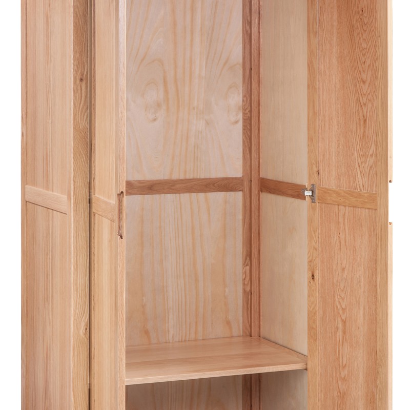 Moderna Oak Ladies Double Wardrobe